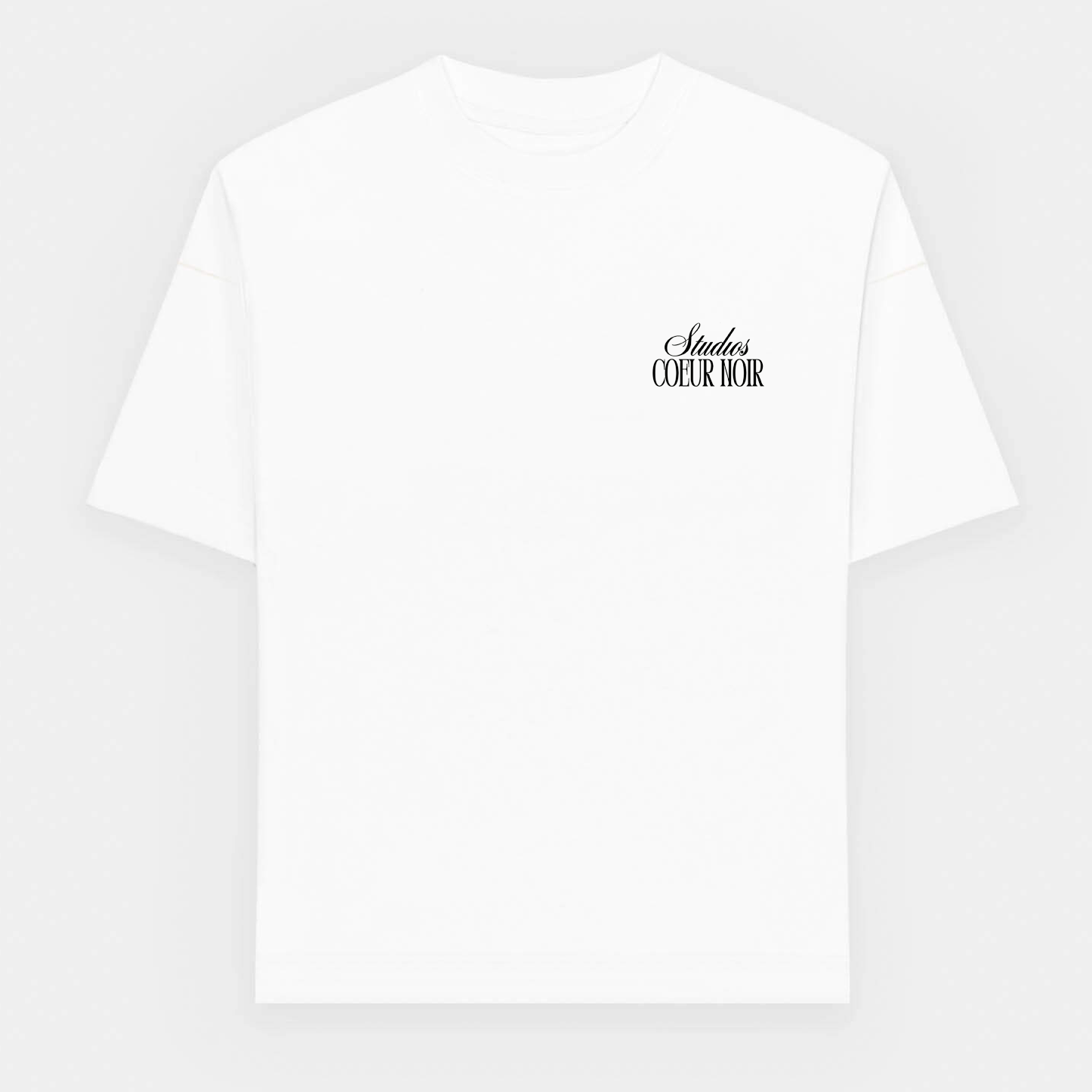 T-shirt oversized blanc
