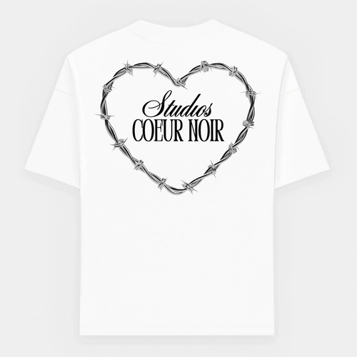 T-shirt oversized blanc